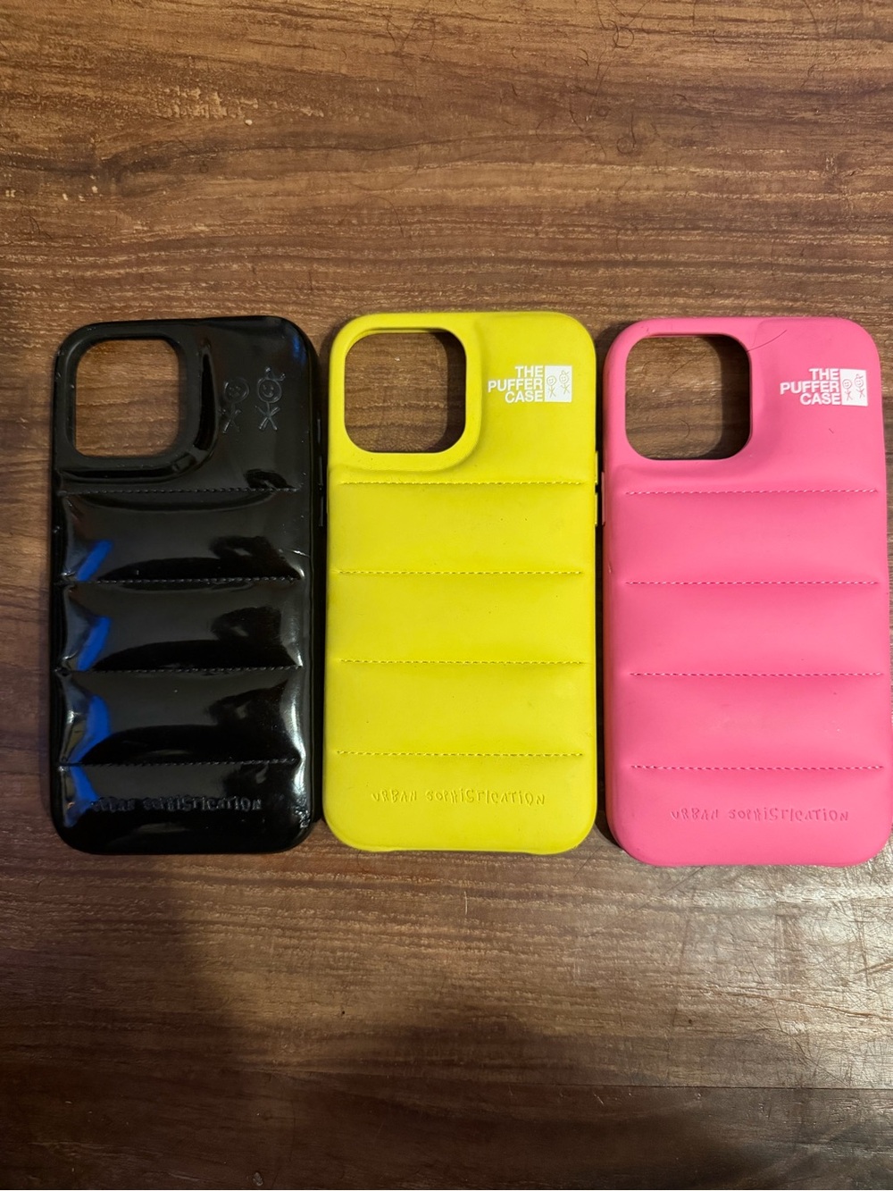Urban Sophistication iPhone 13 Pro Max Phone Cases - Black, Yellow, Pink Bundle
